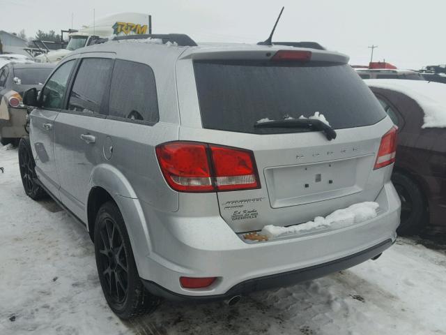 3C4PDDBG5ET158171 - 2014 DODGE JOURNEY SX SILVER photo 3