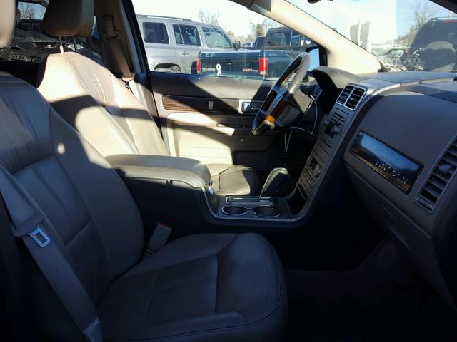 2LMDU88C97BJ33951 - 2007 LINCOLN MKX TAN photo 5