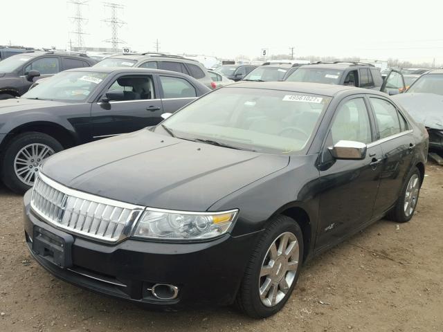 3LNHM26T88R648570 - 2008 LINCOLN MKZ BLACK photo 2