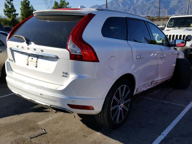 YV4902RK7F2750643 - 2015 VOLVO XC60 T6 WHITE photo 4