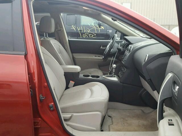 JN8AS5MV4DW666352 - 2013 NISSAN ROGUE S RED photo 5