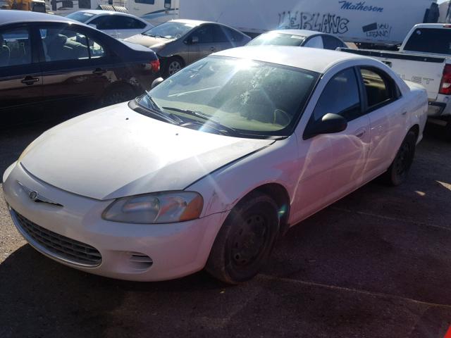 1C3EL46T93N562321 - 2003 CHRYSLER SEBRING LX WHITE photo 2