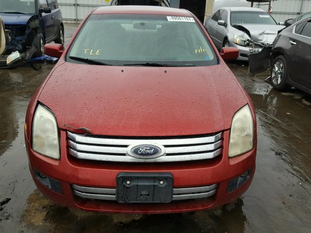 3FAFP07Z96R147524 - 2006 FORD FUSION SE RED photo 9