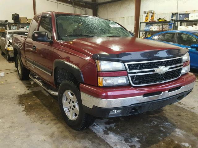 1GCEK19Z37Z139679 - 2007 CHEVROLET SILVERADO MAROON photo 1