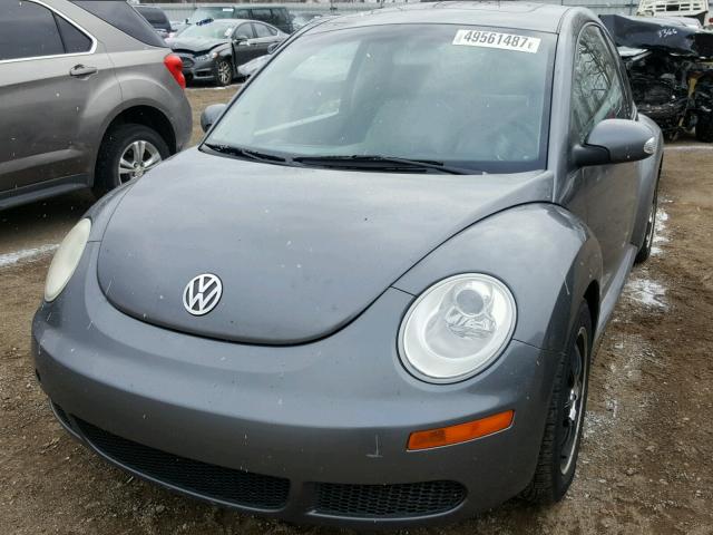 3VWRR31C36M401052 - 2006 VOLKSWAGEN NEW BEETLE GRAY photo 2