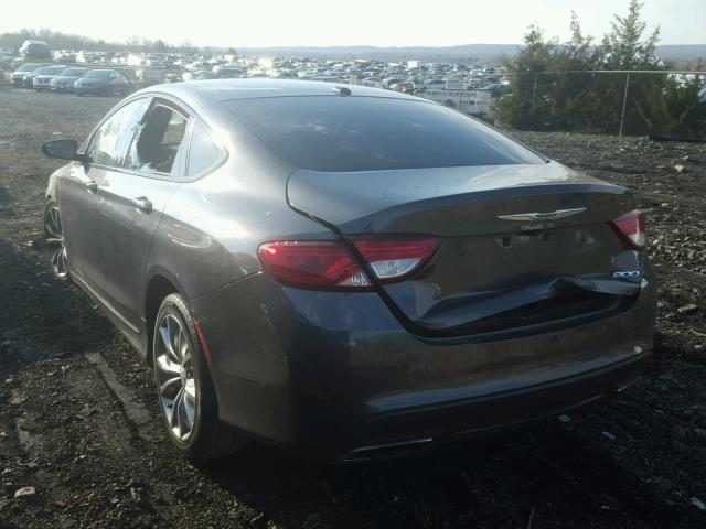 1C3CCCBB1GN145666 - 2016 CHRYSLER 200 S GRAY photo 3