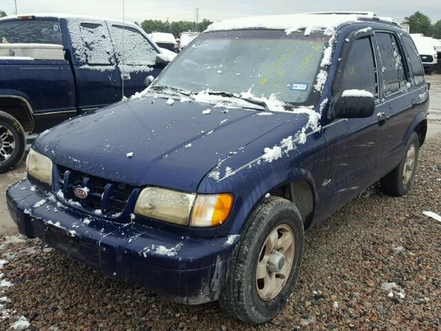 KNDJA7232Y5621689 - 2000 KIA SPORTAGE BLUE photo 2