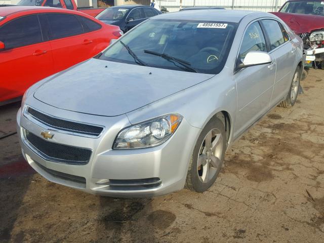 1G1ZC5EU3BF223097 - 2011 CHEVROLET MALIBU 1LT SILVER photo 2