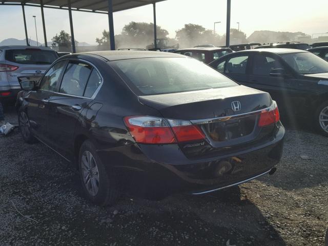 1HGCR2F34EA224388 - 2014 HONDA ACCORD LX BLACK photo 3