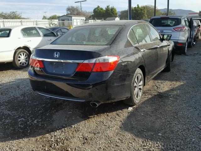 1HGCR2F34EA224388 - 2014 HONDA ACCORD LX BLACK photo 4