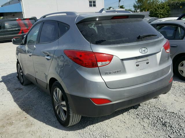 KM8JU3AG1EU861396 - 2014 HYUNDAI TUCSON GLS GRAY photo 3