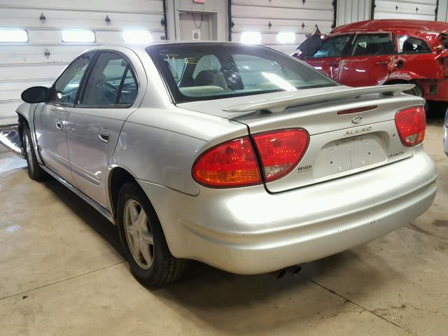 1G3NL52F64C103794 - 2004 OLDSMOBILE ALERO GL SILVER photo 3