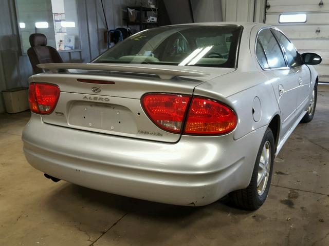 1G3NL52F64C103794 - 2004 OLDSMOBILE ALERO GL SILVER photo 4