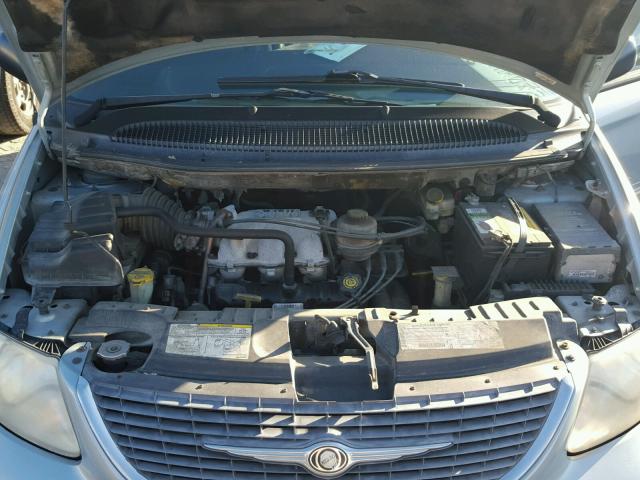 2C8GP64L01R345164 - 2001 CHRYSLER TOWN & COU BLUE photo 7