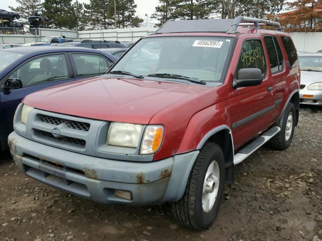 5N1ED28Y01C552013 - 2001 NISSAN XTERRA XE RED photo 2