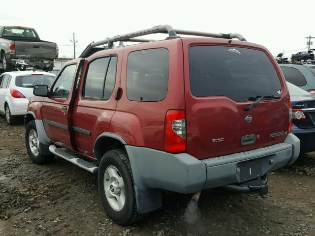 5N1ED28Y01C552013 - 2001 NISSAN XTERRA XE RED photo 3