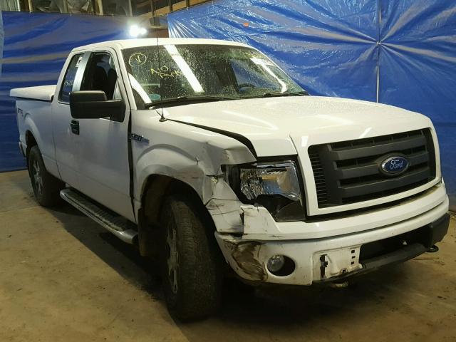 1FTEX1EW5AFC28627 - 2010 FORD F150 SUPER WHITE photo 1