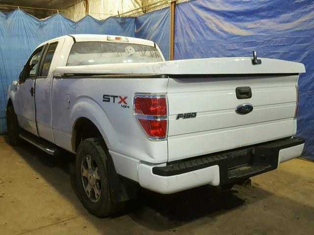 1FTEX1EW5AFC28627 - 2010 FORD F150 SUPER WHITE photo 3