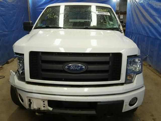 1FTEX1EW5AFC28627 - 2010 FORD F150 SUPER WHITE photo 9