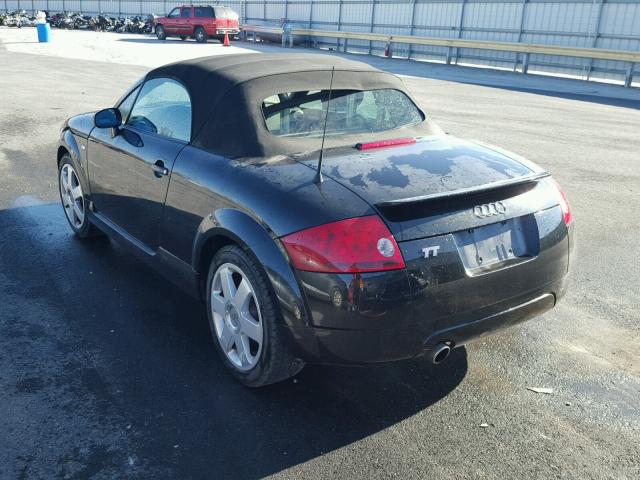 TRUTX28N611015379 - 2001 AUDI TT BLACK photo 3