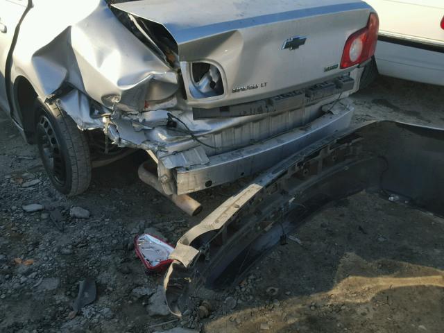 1G1ZC5E00AF175716 - 2010 CHEVROLET MALIBU 1LT 银色 照片 9