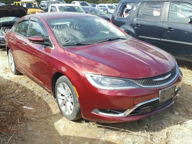 1C3CCCCB3FN545452 - 2015 CHRYSLER 200 C BURGUNDY photo 1