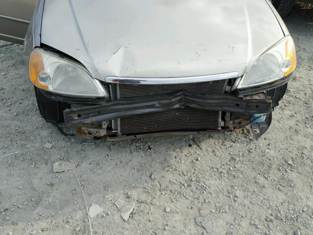 1HGES16562L065172 - 2002 HONDA CIVIC LX GOLD photo 9