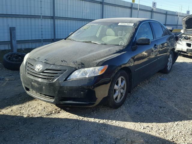 4T1BE46K09U810790 - 2009 TOYOTA CAMRY BASE BLACK photo 2