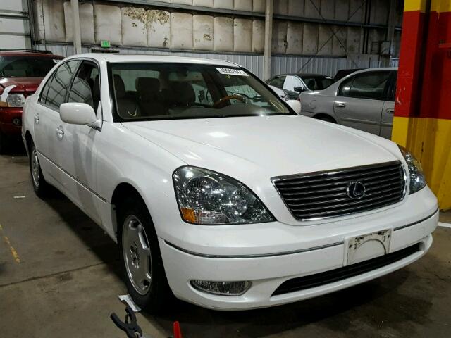 JTHBN30FX10003519 - 2001 LEXUS LS 430 WHITE photo 1