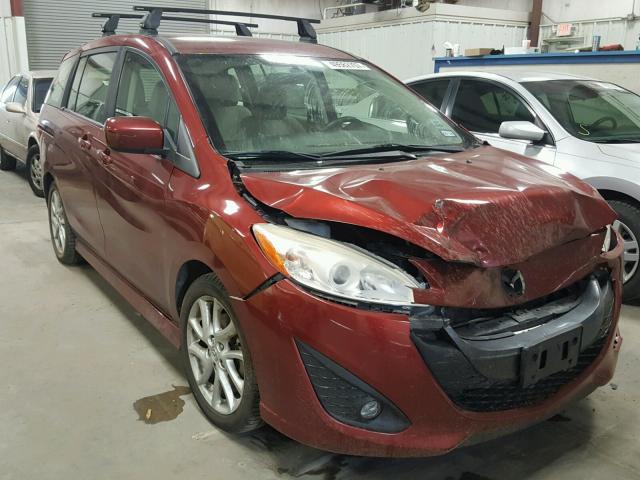 JM1CW2CL3C0107335 - 2012 MAZDA 5 MAROON photo 1