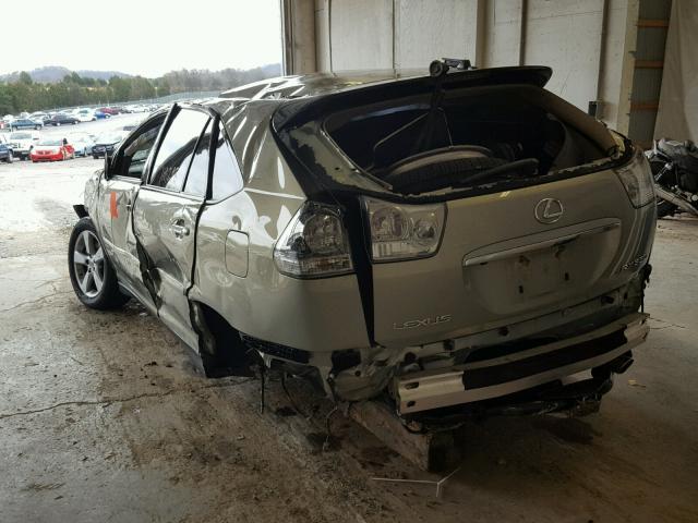 2T2GK31U78C034123 - 2008 LEXUS RX 350 SILVER photo 3