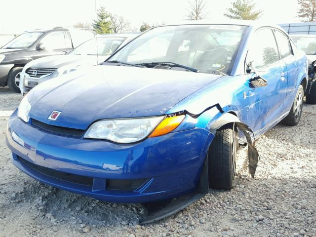 1G8AN12F45Z177984 - 2005 SATURN ION LEVEL BLUE photo 2