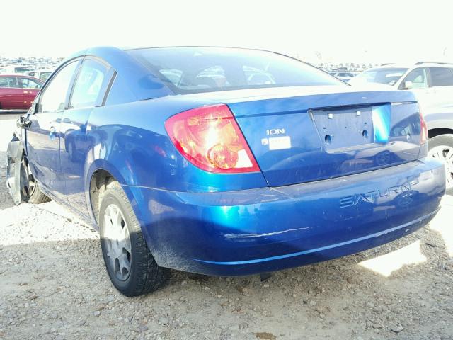 1G8AN12F45Z177984 - 2005 SATURN ION LEVEL BLUE photo 3