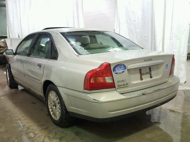 YV1TS92D141336603 - 2004 VOLVO S80 GRAY photo 3