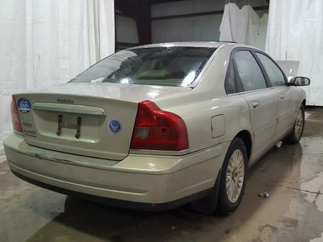 YV1TS92D141336603 - 2004 VOLVO S80 GRAY photo 4