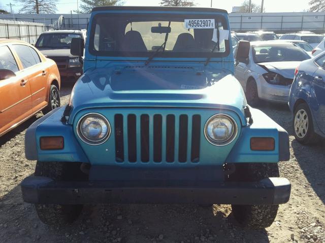 1J4FY29P6VP417016 - 1997 JEEP WRANGLER / TURQUOISE photo 10