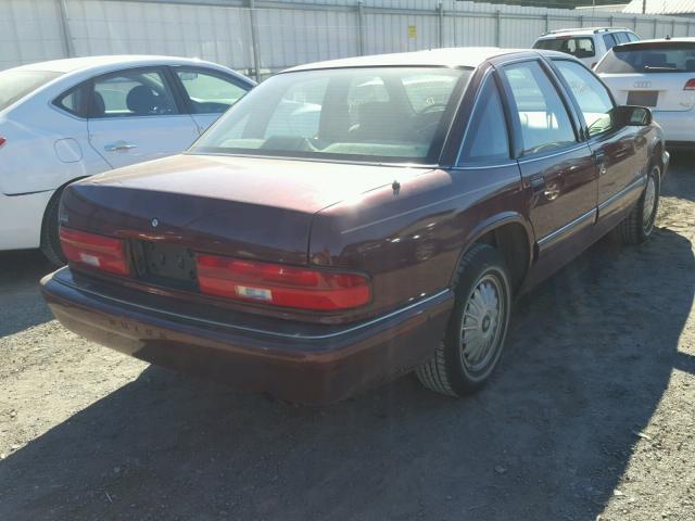 2G4WB52K4T1433650 - 1996 BUICK REGAL CUST BURGUNDY photo 4