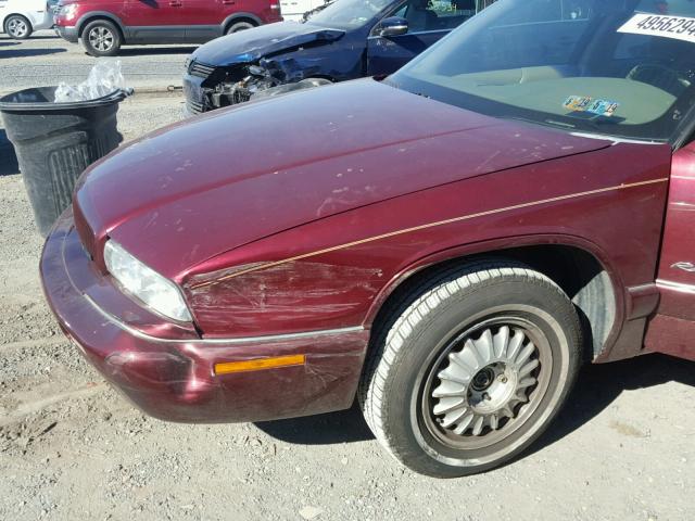 2G4WB52K4T1433650 - 1996 BUICK REGAL CUST BURGUNDY photo 9