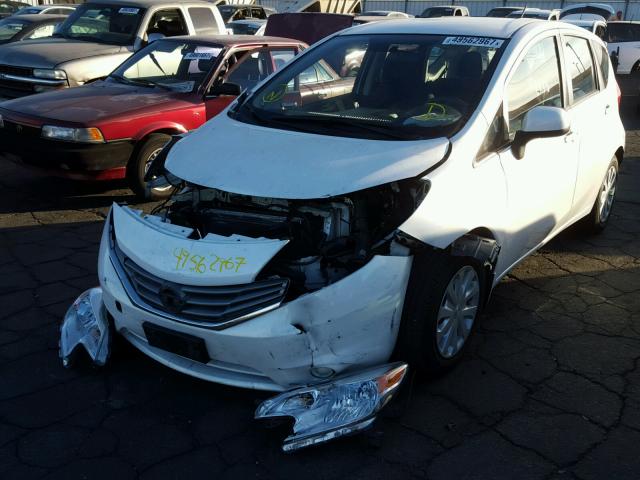 3N1CE2CPXEL373837 - 2014 NISSAN VERSA NOTE WHITE photo 2