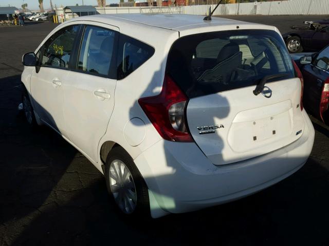 3N1CE2CPXEL373837 - 2014 NISSAN VERSA NOTE WHITE photo 3