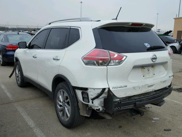 5N1AT2MV7FC774746 - 2015 NISSAN ROGUE S WHITE photo 3