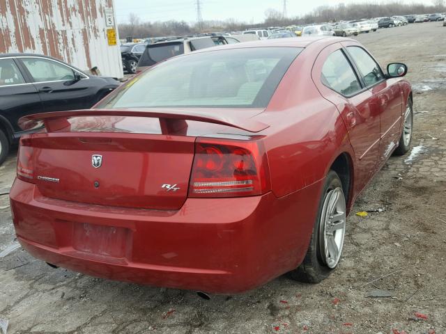 2B3KA53H56H164564 - 2006 DODGE CHARGER R/ RED photo 4