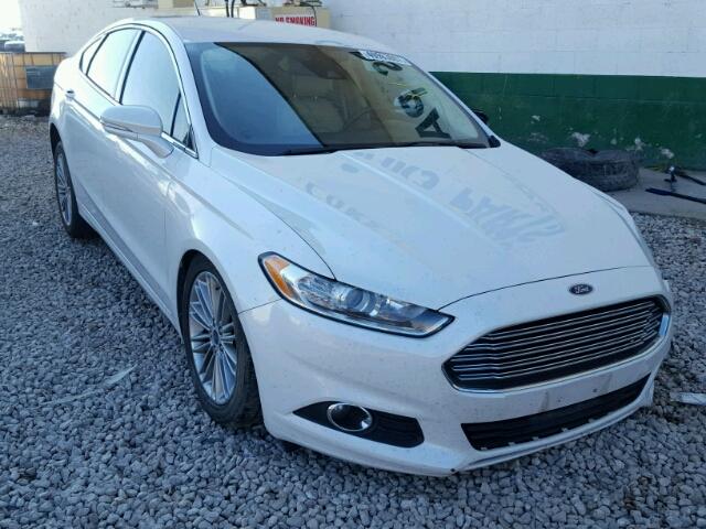 3FA6P0HRXDR361496 - 2013 FORD FUSION SE WHITE photo 1