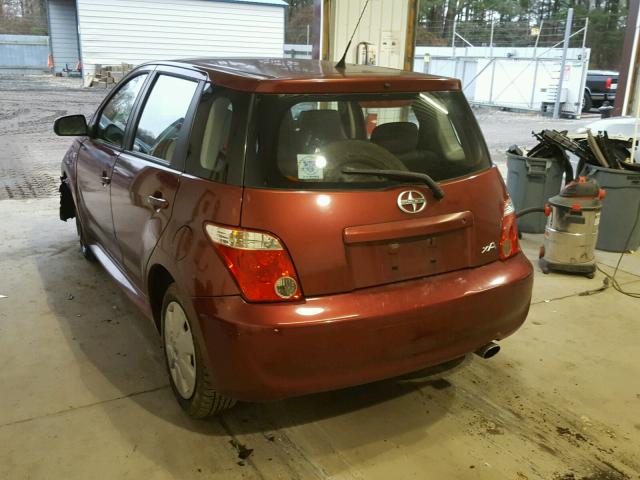 JTKKT624460136765 - 2006 TOYOTA SCION XA RED photo 3