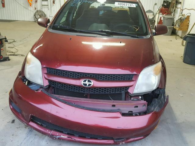 JTKKT624460136765 - 2006 TOYOTA SCION XA RED photo 9