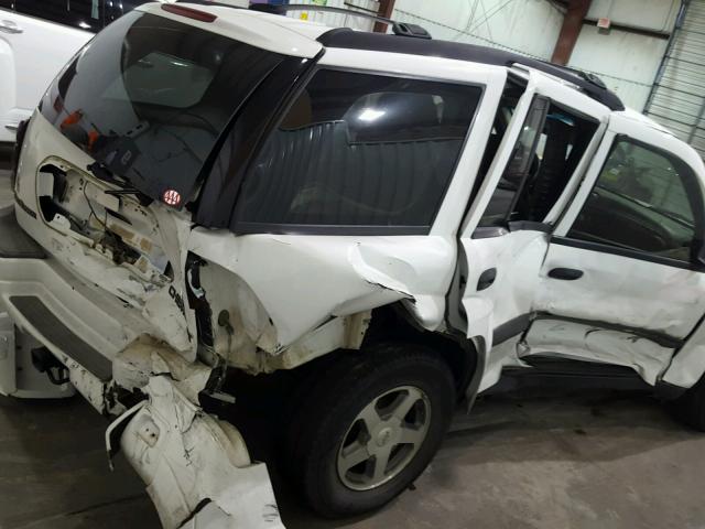 1GNDS13S842159686 - 2004 CHEVROLET TRAILBLAZE WHITE photo 9