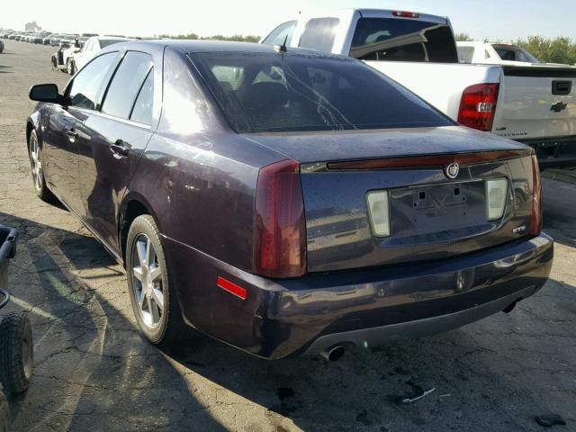 1G6DW677660129118 - 2006 CADILLAC STS PURPLE photo 3