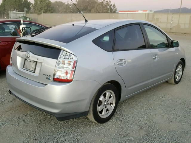 JTDKB20U063136752 - 2006 TOYOTA PRIUS SILVER photo 4