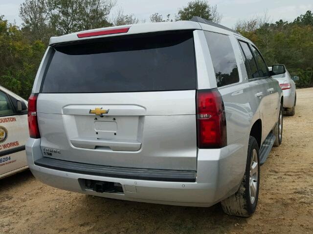 1GNSCAKC2GR371770 - 2016 CHEVROLET TAHOE C150 SILVER photo 4