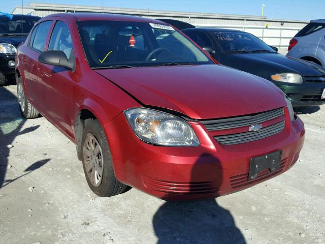 1G1AA5F5XA7146229 - 2010 CHEVROLET COBALT LS MAROON photo 1